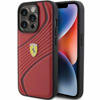 Etui Ferrari do iPhone 15 Pro, Czerwony