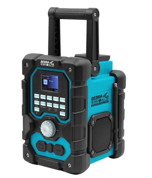 RADIO AKUMULATOROWE DAB+/FM BLUETOOTH 18V USB - DED7006BT zdjęcie 1