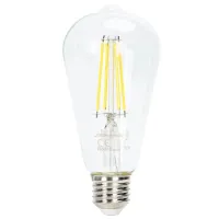 Ściemnialna żarówka LED ST64 E27 6W 600lm zimna 6500K energooszczędna do biura