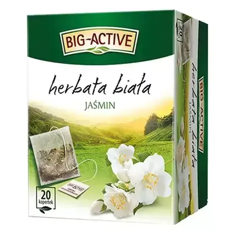 BIG ACTIVE BIAŁA HERBATA EXPRESOWA 20TB JAŚMIN 30G zdjęcie 1