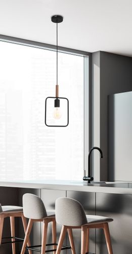 Frame zwis 1x60W E27 czarny na Arena.pl