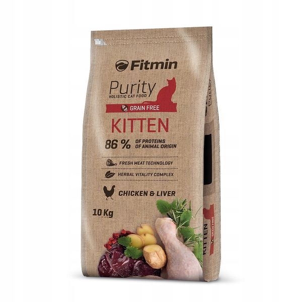 Fitmin cat Purity Kitten - 10 kg Sucha karma zdjęcie 1