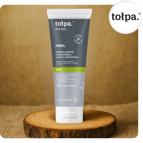 Peeling Węglowy Oczyszczający Przeciw Zaskórnikom dla Mężczyzn 100 ml na Arena.pl