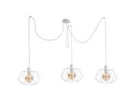 Lampa wisząca 3xE27 LUNA WHITE