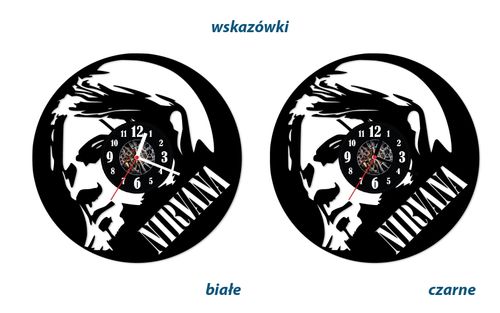 Zegar ścienny z płyty winylowej Nirvana 14.13 na Arena.pl