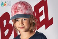 Broel Herman czapka z daszkiem dla chłopca dżungla czerwona 56-58