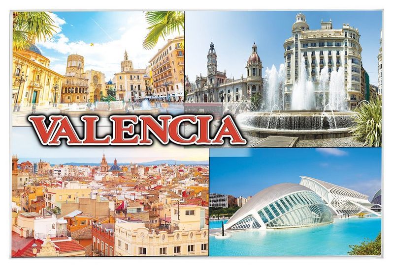 Walencja - magnes szklany zdjęcie 1