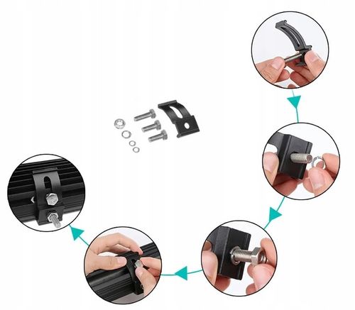 LAMPA ROBOCZA DO CIĄGNIKA CIĘŻARÓWKI 65CM 540W 12/24V DALEKOSIĘŻNA LED BAR na Arena.pl