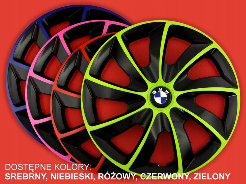 KOŁPAKI 15'' BMW E87 F20 E46 E90 E36 F30 E39 QAD zdjęcie 11