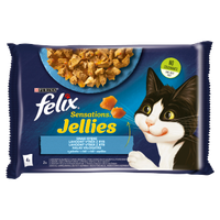 felix sensations jellies karma dla kota smaki rybne w galaretce 4x85g