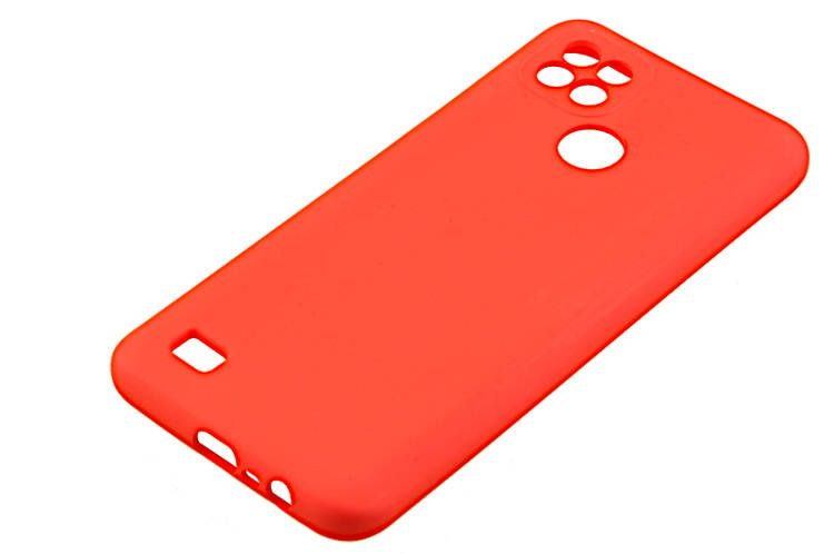 Etui silikonowe Tint do Realme C21 czerwony zdjęcie 1