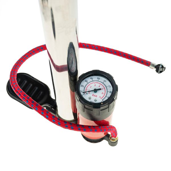 POMPKA ROWEROWA STOJĄCA Z MANOMETREM SAMOCHODOWA zdjęcie 3