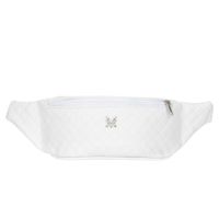 VERMARI nerka eko skórzana saszetka biodrówka pikowana N152 biała