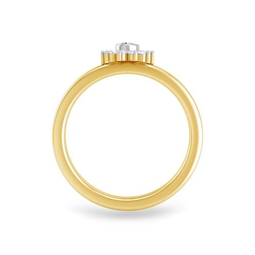 Złoty pierścionek PZD5224 - Diament na Arena.pl