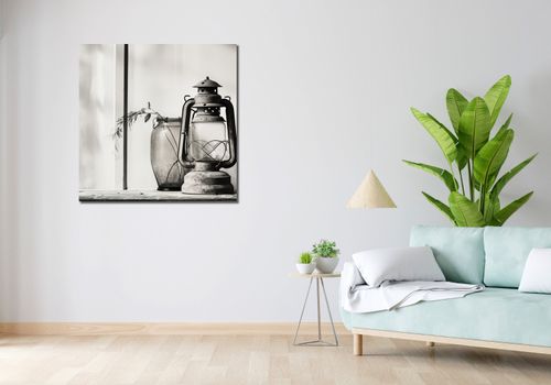Obraz 90x90cm Lampa w Cieniach na Arena.pl