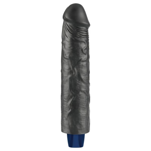 9.5" Real Softee Rechargeable Tpe Vibrating Dildo(Black zdjęcie 5