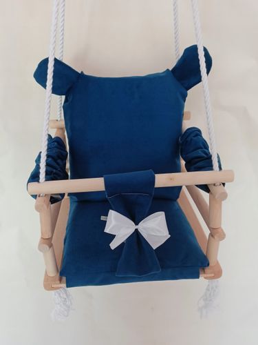 HUŚTAWKA 3w1 DZIECI MIŚ GRANAT dom ogród pokój na Arena.pl