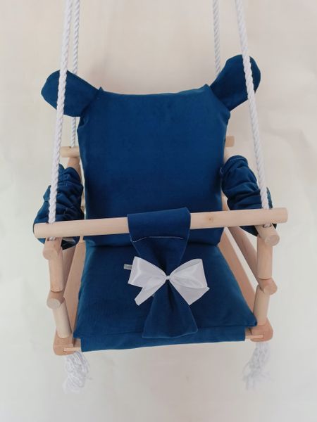 HUŚTAWKA 3w1 DZIECI MIŚ GRANAT dom ogród pokój zdjęcie 3