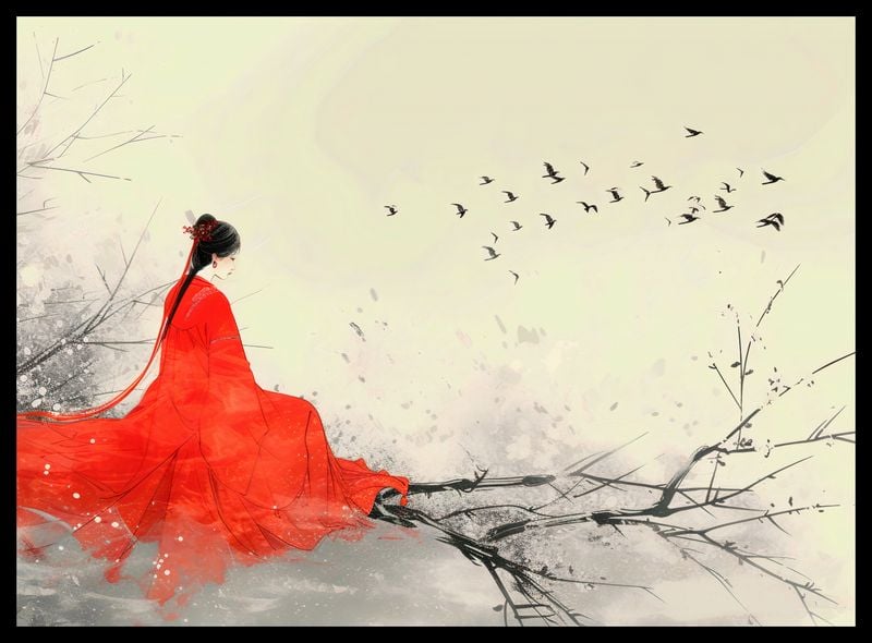 Plakat 55x40cm Diva Na Gałęzi zdjęcie 2