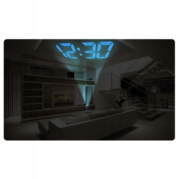 Radiobudzik Z Projektorem I Ładowaniem Usb Crp9Bk zdjęcie 2