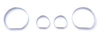 CHROMOWANE RAMKI NA ZEGARY LICZNIKI BMW E46 1998-2006 RINGI CHROM DESKA