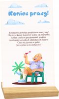 STATUETKA RAMKA z okazji przejścia na emeryturę końca pracy personalizacja