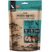 przysmaki dla psa wiejska zagroda miękkie suszone kąski tuńczyk 100g