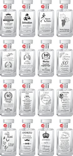 KARAFKA z 2 szklankami w etui ROCZNICA ŚLUBU prezent 20 25 30 35 40 50 60 na Arena.pl