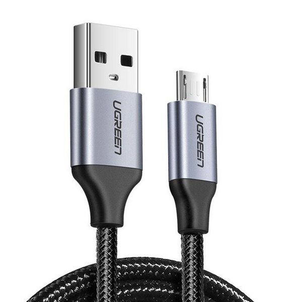 Kabel USB do Micro USB UGREEN  US290 QC 3.0 2.4A 1m (czarny) zdjęcie 1