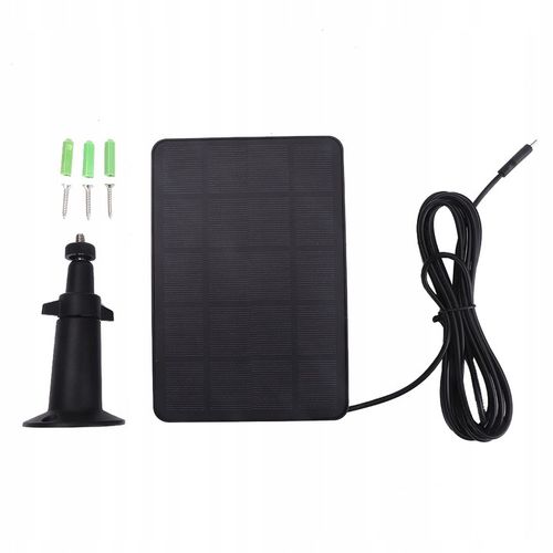 PANEL SŁONECZNY 4W DO KAMERY BEZPIECZEŃSTWA, PANEL SŁONECZNY MICRO USB na Arena.pl