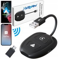 2 W 1 BEZPRZEWODOWY ANDROID AUTO i CARPLAY iPHONE ADAPTER WIFI BT XSTORM