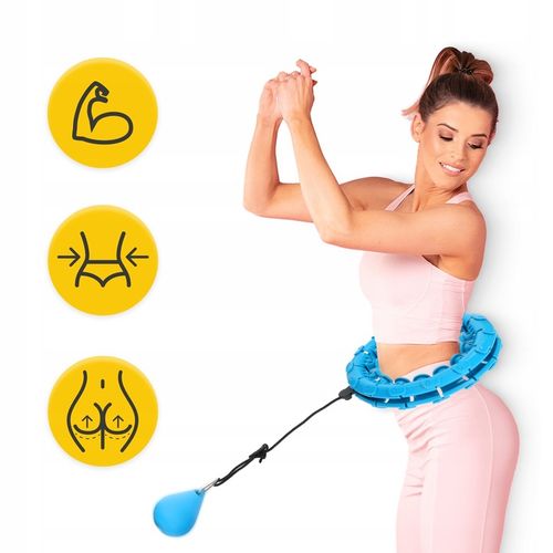 HULA HOP ODCHUDZAJĄCE Z OBCIĄŻENIEM OBCIĄŻNIKIEM SMART Z WYPUSTKAMI HULAHOP na Arena.pl