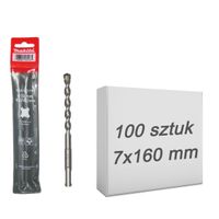 100x Wiertło SDS-Plus Economy 7x160mm MAKITA