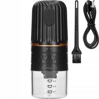 Młynek do kawy elektryczny żarnowy z regulacją ładowany USB akumulatorowy