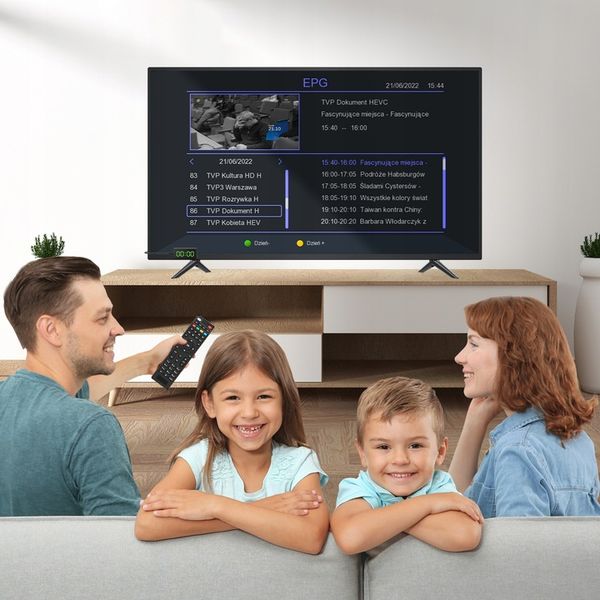 Tuner dekoder dvbt2 hevc mini stick tv naziemnej zdjęcie 13
