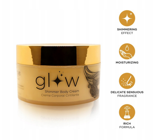 Krem Do Ciała Z Rozświetlaczem Glow Shimmering Make It Glow Orgie 250Ml na Arena.pl