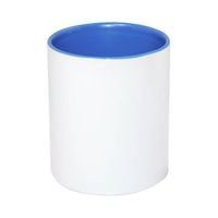 Ceramiczny pojemnik na długopisy z niebieskim wnętrzem do sublimacji