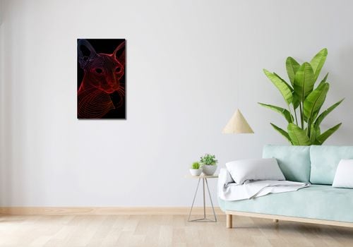 Obraz 40x70cm Cyfrowa Kocica na Arena.pl