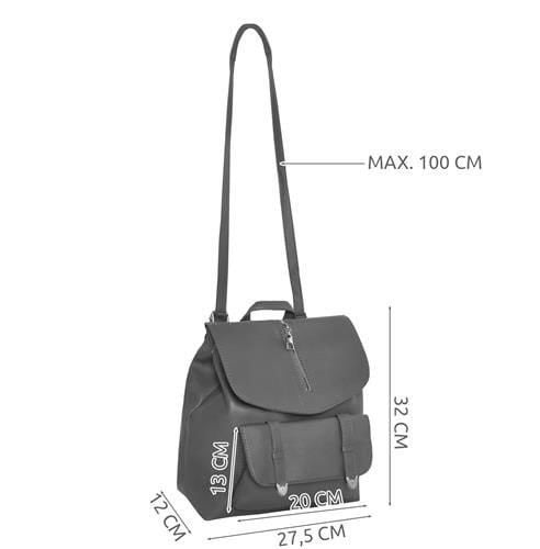 Plecak damski szary T8908 na Arena.pl