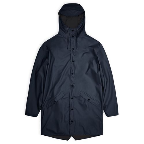 Rains unisex długa kurtka przeciwdeszczowa LONG JACKET W3 12020 47 NAVY XS na Arena.pl