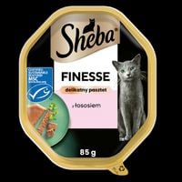 sheba finesse 85 g - mokra karma dla kotów z łososiem