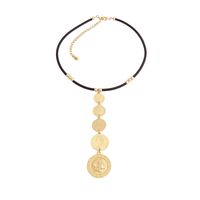 naszyjnik 5 monet na kauczuku ( c22/mon/85au )