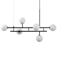 Molekułowa lampa wisząca Moderno DN1507 black Step kule balls czarna