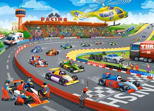 Puzzle 120el. formula racing na Arena.pl