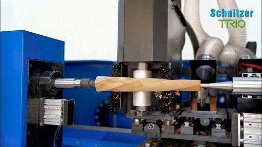 Schnitzer SCH 22120 3x3 - tokarka CNC do drewna zdjęcie 5