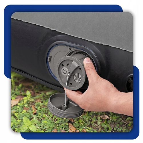 MATERAC DMUCHANY Z POMPKĄ USB ŁÓŻKO DO SPANIA 203 x 152 CM BESTWAY 671BS na Arena.pl