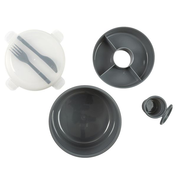 Lunch box śniadaniówka Round 1,4l zielony zdjęcie 2