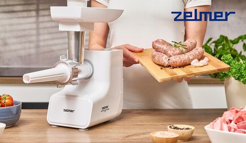 MASZYNKA DO MIELENIA MIĘSA ZELMER Z SZATKOWNICĄ I WYCISKARKA DO POMIDORÓW na Arena.pl