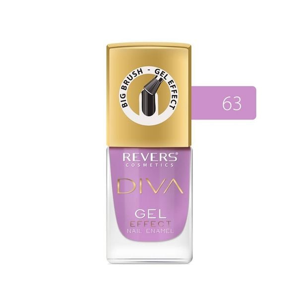r nail polish diva gel effect 063 tips zdjęcie 1