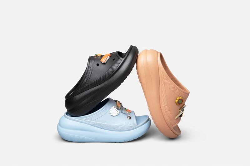 Damskie Klapki Platforma Crocs Crush Slide 39-40 zdjęcie 8